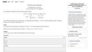 Codeforces 932BRecursive Queries [upl. by Nohsed]