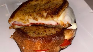 Pepperoni Pizza Grilled Cheese 🍕 [upl. by Baniez]