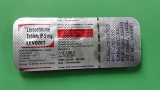 Levocetirizine tablet 5 mg levozet tablet  levozet 5mg tablet [upl. by Aikel]