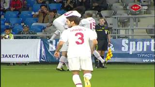 Goal of the year 2010  Hamit Altintop vs Kazakhstan  HD [upl. by Annelg]