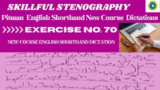 Pitman New Course English Shorthand Speed Dictation [upl. by Dobbins]