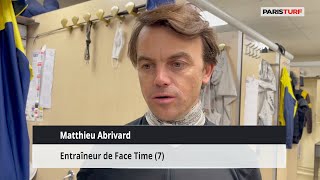 Matthieu Abrivard entraîneur de Face Time 0611 à ParisVincennes [upl. by Audy]