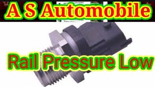 P008711 How to work rail pressure Fuel rail pressure too low pickup Drop Low oil pressure [upl. by Eirojram]