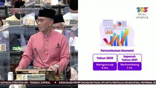 LANGSUNG Pembentangan Bajet 2022 oleh Menteri Kewangan Tengku Datuk Seri Zafrul Tengku Abdul Aziz [upl. by Agni]