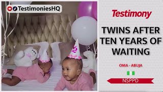 Twin Babies Born Safely After 10 Years of Waiting  Miraculous Testimony of God’s Intervention [upl. by Gonsalve]