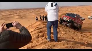 FATAL truck accident at the Dakar rally  Ales Loprais [upl. by Mayworm]