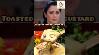 स्वाद से भरपूर Dessert🤤 Toasted Bread Custard  Custard recipe anupama custard bread shorts [upl. by Becht837]