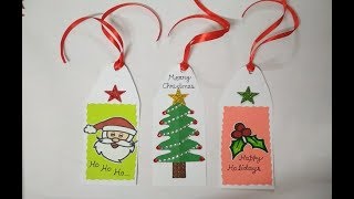 Christmas Cards and Gift TagsHandmade Christmas Gift TagsChristmas Gift IdeasChristmas Crafts [upl. by Kori]