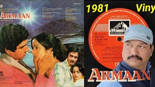 TichBatnaDiJodiMahendra Kapoor  Minoo Purshottam amp ChorusARMAAN 1981Vinyl LP Record [upl. by Akimik]