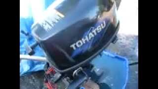 Tohatsu 4hp outboard 4 stroke [upl. by Niwred]