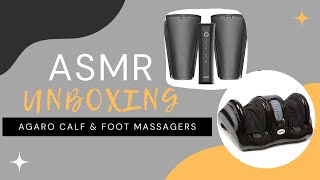 ASMR UNBOXING No Talking AGARO Air Compression Calf amp Shiatsu Electric Foot Massager [upl. by Adall]