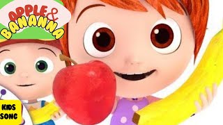 Apple and Bananas Song  Nursery Rhyme and Kids Song  TimelessToons [upl. by Phelps]