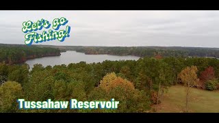 Fishing at Tussahaw Reservoir Locust Grove GA [upl. by Sankey730]