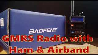 Review on Baofeng UV5G Pro GMRS HAM AIRBAND Radio [upl. by Am]