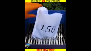 Tonnes Of Paper Sheets Vs Shredder [upl. by Madelena]