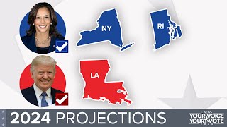 2024 Election Projections for NY RI and La [upl. by Victorie]