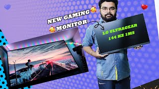 FINALLY NEW GAMING MONITOR ❤  LG ULTRAGEAR 24GN60R  VLOG 10 [upl. by Francine]