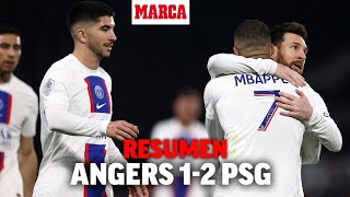 Ligue 1 Jornada 32 Resumen y goles del Angers 12 PSG I MARCA [upl. by Arik644]