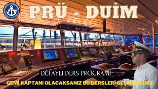 Deniz Ulaştırma İşletme Mühendisliği Ders Programı  Detaylı Anlatım [upl. by Noiemad]