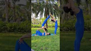 Acro yogaflexibilityyoga practicefitness yogaroutine yogapractice workoutyoga yogaworkout [upl. by Giess]