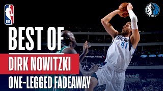 Best Of Dirk Nowitzkis SIGNATURE OneLegged Fadeaway [upl. by Mashe]