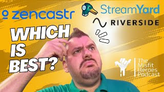 Which video recording platform should you use in 2024 Zencastr vs Riversidefm vs Streamyard [upl. by Valtin21]