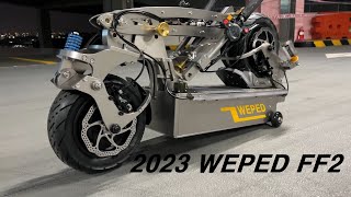 2023 New Electric Scooter WEPED FF2 84V 30a Max Speed 110km 68MPH [upl. by Mohandis]