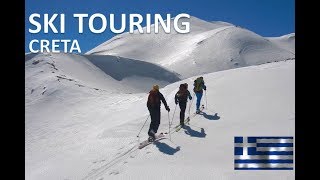 Ski touring in Crete Greece 2018 [upl. by Eyaf39]