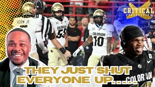 Colorado Post Game Show W  The Buffs Bounce Back W DMG Truth [upl. by Severn]