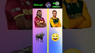 AB de Villiers vs Chris gel comparison video meri [upl. by Hirasuna]