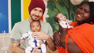 Gabourey Sidibe and Brandon Frankel welcome twins [upl. by Eamanna686]