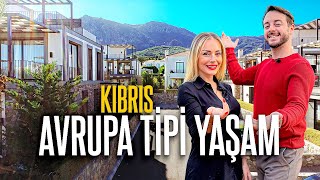 Kıbrısta Lüks Avrupa Tarzı Yaşam Town Houses Villa Turu [upl. by Alamac]