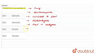 Colletotrichum is an example of [upl. by Tav35]