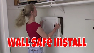 How to install a Wall Safe [upl. by Aerdma]