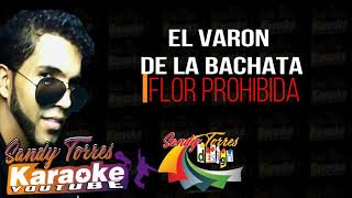 EL VARON DE LA BACHATA FLOR PROHIBIDA by Sandy Torres Karaoke [upl. by Angelo]