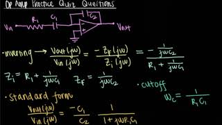 Operational Amplifiers Practice Problems  Bioinstrumentation Design [upl. by Ilojne]