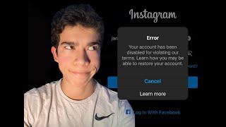 How to fix Instagram Account Disabled for no reason working [upl. by Neyuh]