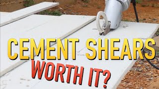 Fiber Cement Shears Review amp Demonstration [upl. by Hett]