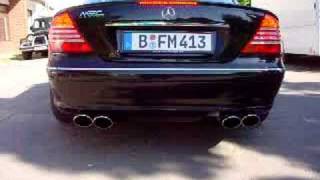 MEC Design Exhaust CL500 W215 Exhaust  Sound Version Earthquake [upl. by Odella]