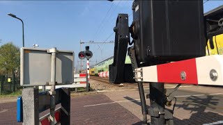 Spoorwegovergang HeilooDutch Railroad Crossing [upl. by Gnouhk]