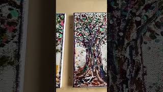 Three gumtrees 9x5 artworks [upl. by Creath]