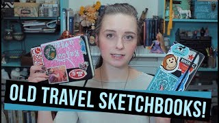 MY OLD TRAVEL SKETCHBOOKS  Sketchbook Tour [upl. by Patt]