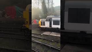 Trains At Haworth Shed 14102024 KWVR 4K HD keighleyworthvalleyrailway train [upl. by Oderfigis]