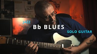 Bb Blues  Solo Guitar [upl. by Aisad]