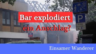 Bar in Herford explodiert  ein Anschlag Polizeiaufgebot vor Ort [upl. by Bruckner]