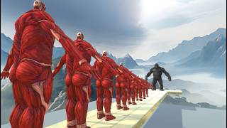 Colossal Titan Death Battle arbs animalrevoltbattlesimulator [upl. by Nnaylrebmik]