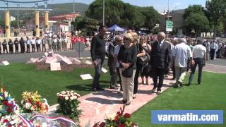 Draguignan Hommage aux victimes des inondations de 2010 [upl. by Nealah]