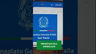 Prenotami  Cadastro na Fila do Consulado Site sempre em atualizaçao [upl. by Anikas886]