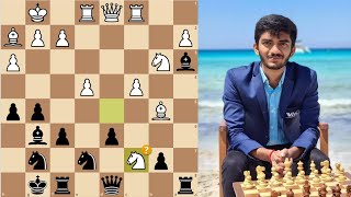 Complicated and Beautiful game by Gukesh against Wei Yi  TATA Steel Chess Master 2024 [upl. by Loux]