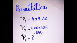 Permutations  Solve Permutations Permutation Math Permutation How To Solve shorts shortsfeed [upl. by Nitsa499]